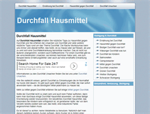 Tablet Screenshot of durchfallhausmittel.net